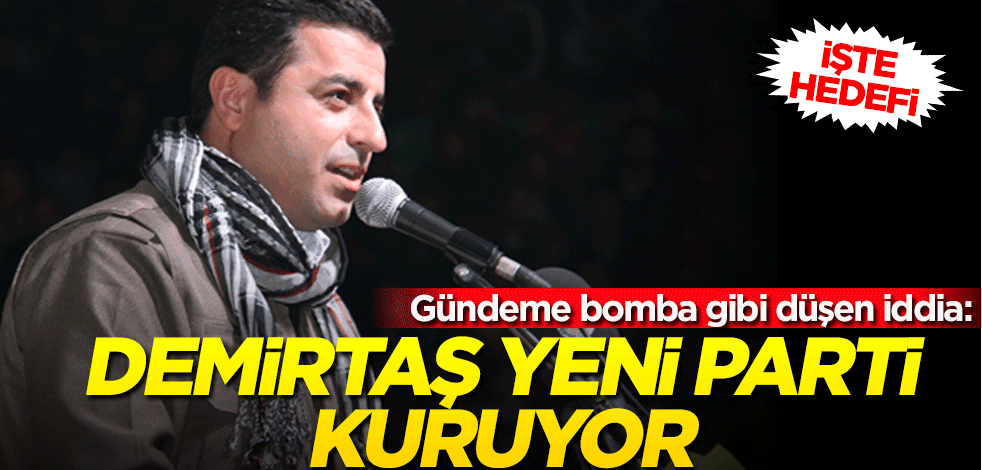 Gündeme bomba gibi düşen iddia: Demirtaş yeni parti kuruyor! İşte hedefi