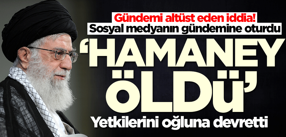 Gündemi altüst eden iddia: Hamaney öldü