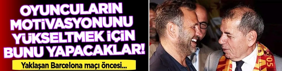 Gündemi böyle yeniden inşa edecekler: Barcelona ve Fenerbahçe öncesi Galatasaray'da hareketlilik