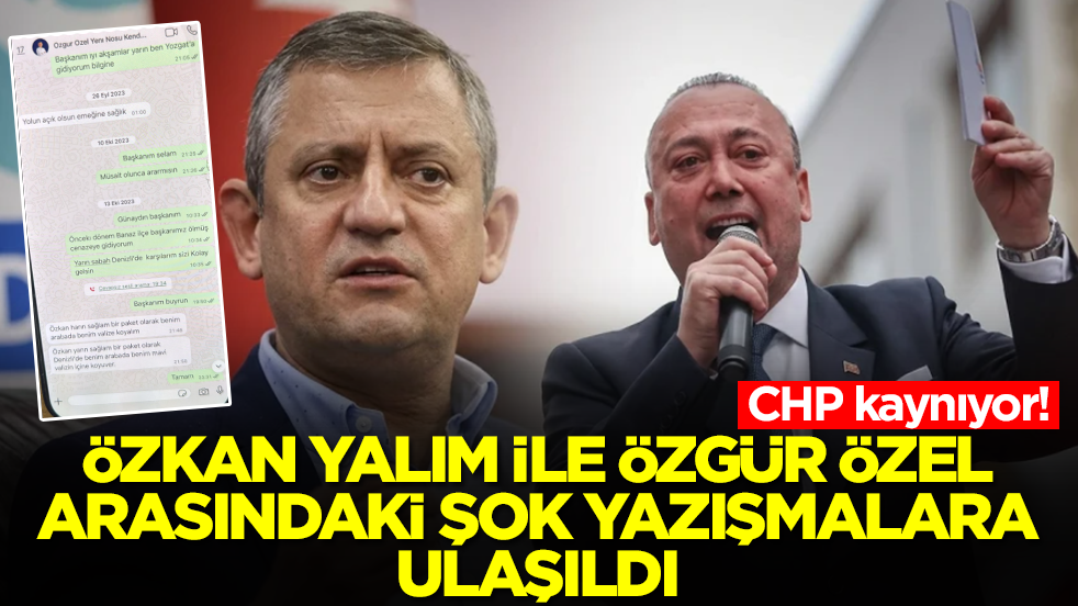 Gündemi sarsacak gelişme: Özkan Yalım ile Özgür Özel'in yazışmalarına ulaşıldı