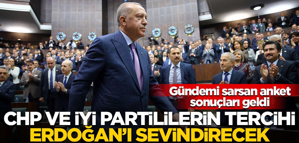 Gündemi sarsan anket sonucu geldi! CHP ve İYİ Partililerin tercihi Erdoğan’ı sevindirecek