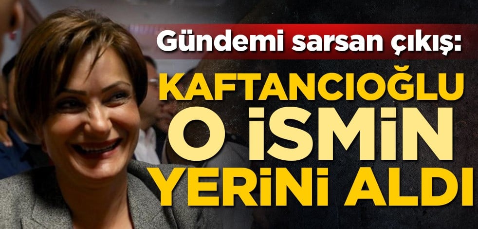 Gündemi sarsan çıkış: Canan Kaftancıoğlu, Osman Kavala'nın yerini aldı