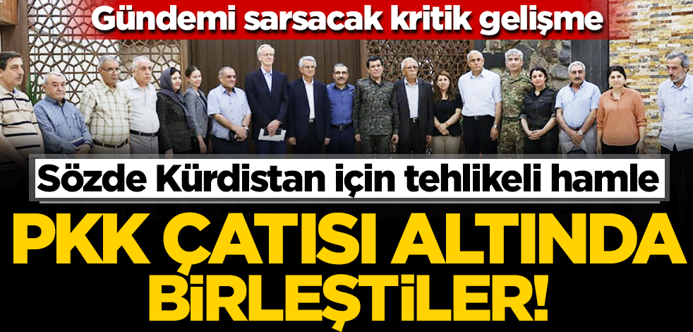 Gündemi sarsan kritik gelişme... Sözde Kürdistan için tehlikeli hamle: Barzani ve PKK anlaştı!