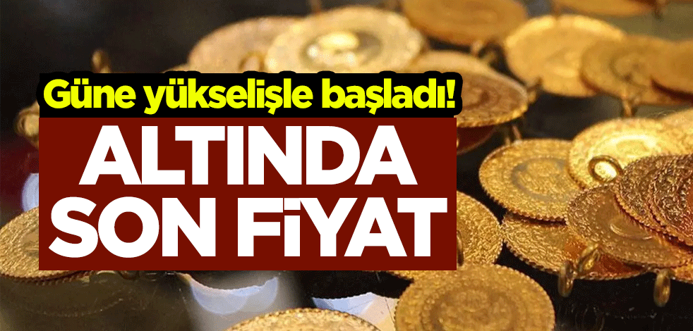 Güne yükselişle başladı! Altının gramı 1.669 lira seviyesinde