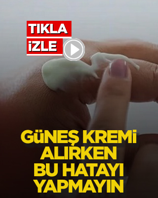 Güneş kremi alırken bu hatayı yapmayın