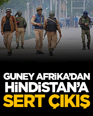 Güney Afrika’dan Hindistan’a Sert Çıkış