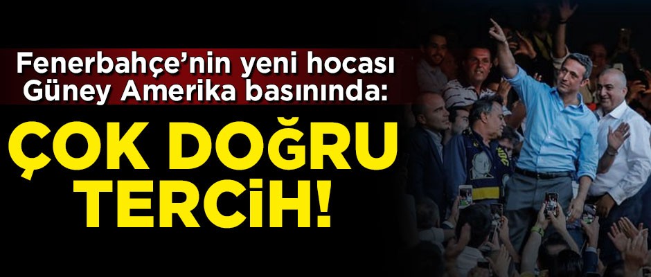 Güney Amerika, Fenerbahçe'yi konuşuyor! Yeni hoca...