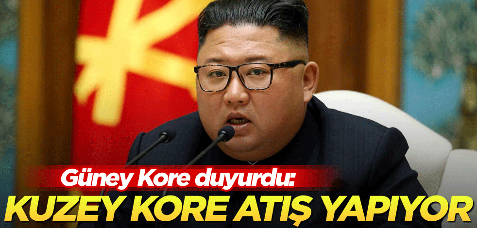 Güney Kore duyurdu: Kuzey Kore atış yapıyor