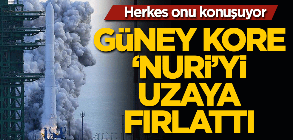 Güney Kore ilk yerli roketi ‘Nuri’yi uzaya fırlattı