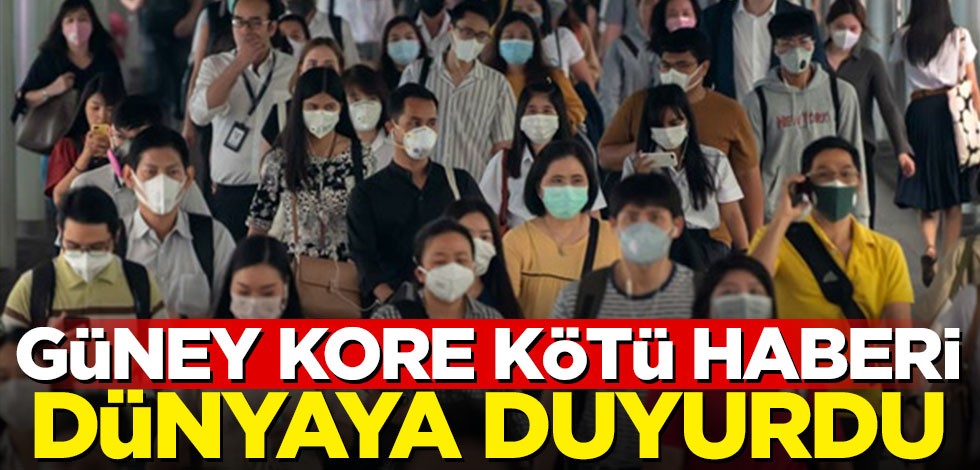 Güney Kore kötü haberi dünyaya duyurdu