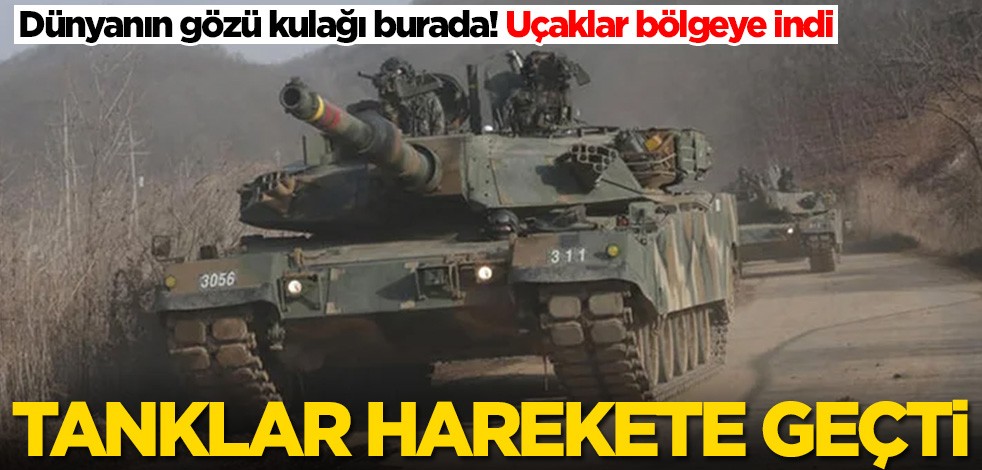 Güney Kore-Kuzey Kore sınır hattında tanklar harekete geçti