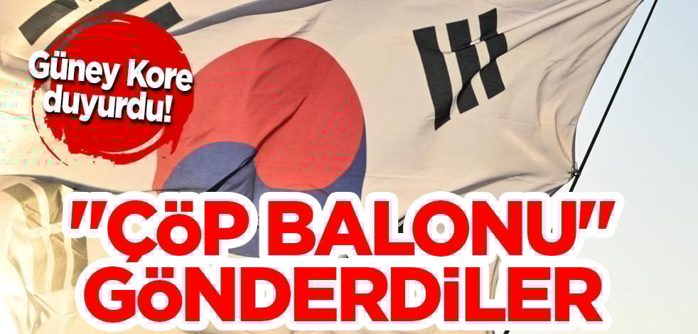 Güney Kore, Kuzey Kore'nin ülkeye yeniden 'çöp balonu' gönderdiğini bildirdi! 'Çöp balonu' gerilimi sürüyor