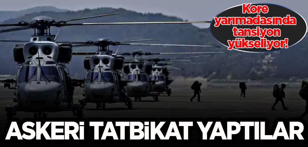 Güney Kore ordusundan askeri tatbikat: F-15K, KF-16 savaş uçakları, savaş gemisi ve helikopterler... İlişkin açıklama