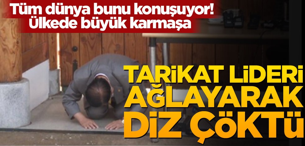Güney Kore'de koronavirüs karmaşası! Tarikat lideri ağlayarak diz çöktü