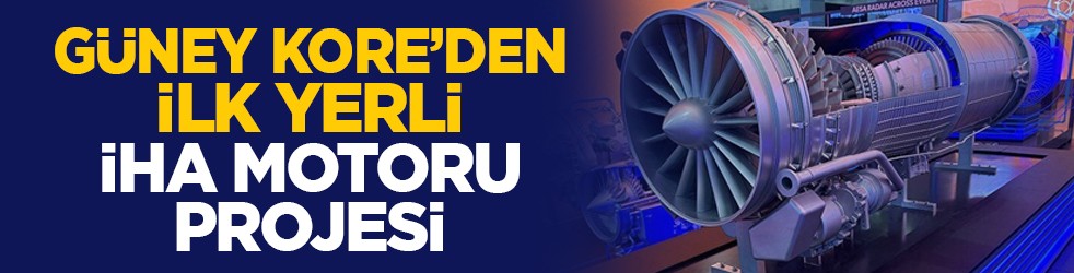 Güney Kore’den ilk yerli İHA motoru projesi
