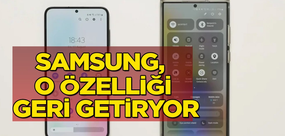 Güney Kore'nin teknoloji devinden şok! Samsung: o özelliği apar topar geri geliyor! Hazırlık başladı