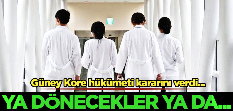 Güney Kore'yi protesto ettiler! Devlet sessizliğini bozdu: istifasını sunan doktorlar için 4 gün süre! Tepki yağdı