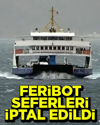 Güney Marmara'da yarınki feribot seferleri iptal edildi