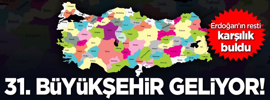 Güney sınırımıza 31'inci büyükşehir