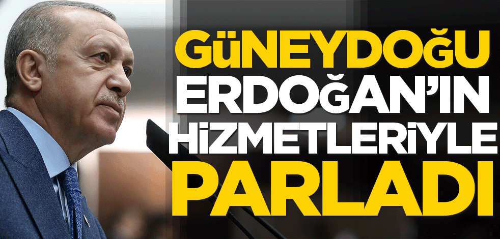 Güneydoğu Erdoğan’ın hizmetleriyle parladı
