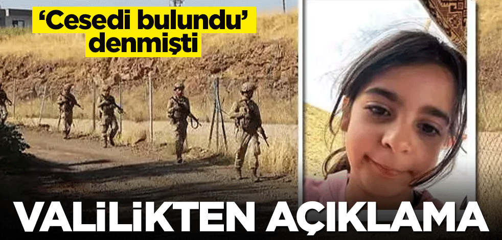 Günlerdir aranan Narin Güran'a ilişkin Diyarbakır Valiliği'nden açıklama