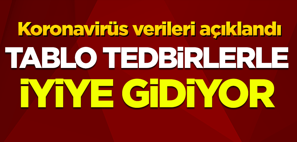 Günlük koronavirüs verileri açıklandı: Tablo her geçen gün iyiye gidiyor