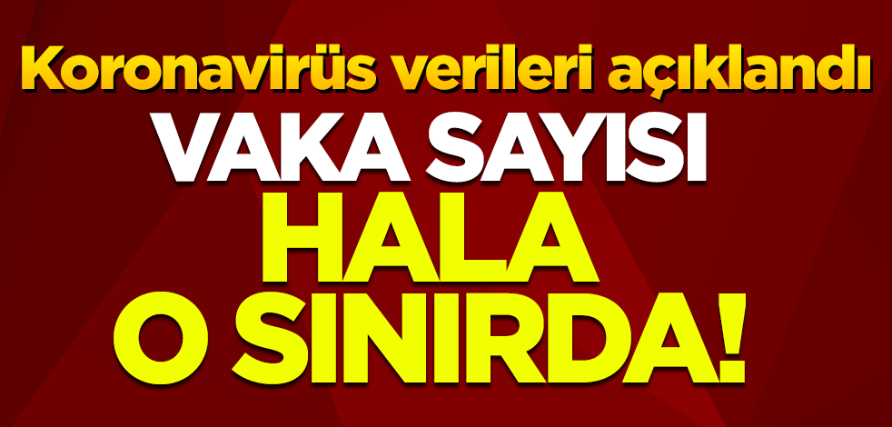 Günlük koronavirüs verileri açıklandı: Vaka sayıları hala aynı sınırda