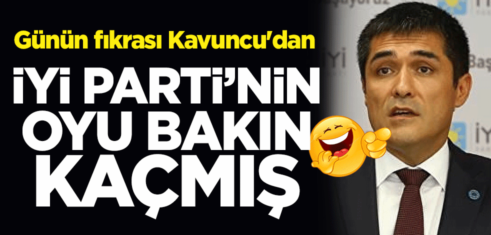 Günün fıkrası Buğra Kavuncu'dan! İyi Parti'nin oyu bakın kaçmış