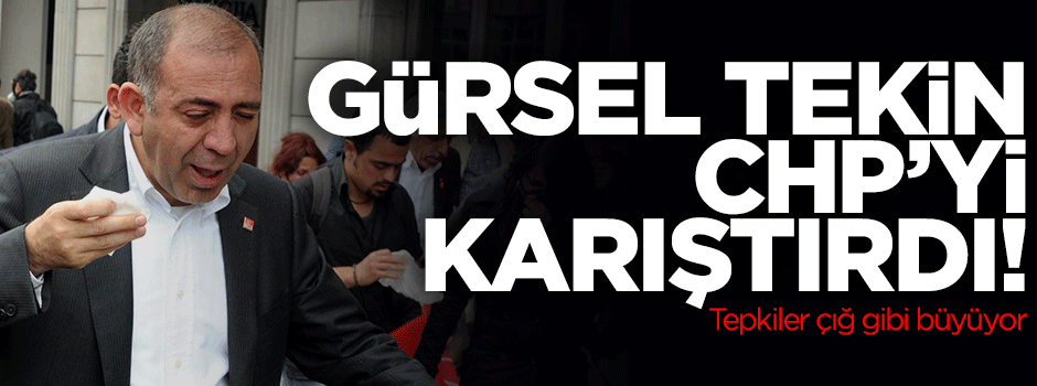 'Tombala'cı Gürsel Tekin CHP'yi karıştırdı!