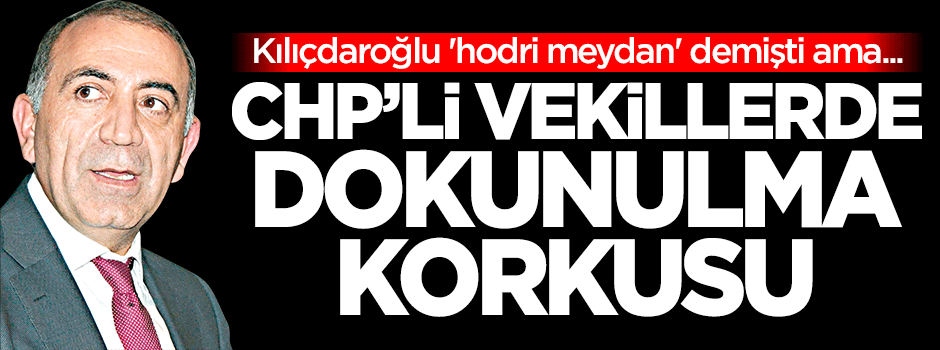 Gürsel Tekin'den 'dokunulmazlık' tehdidi