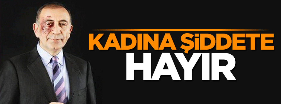 Gürsel Tekin'den 'Kadına şiddete hayır' paylaşımı