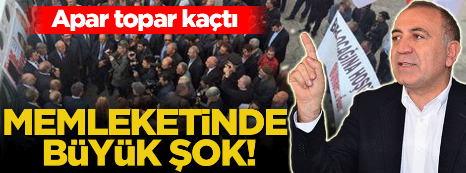 Gürsel Tekin'e memleketinde büyük şok!