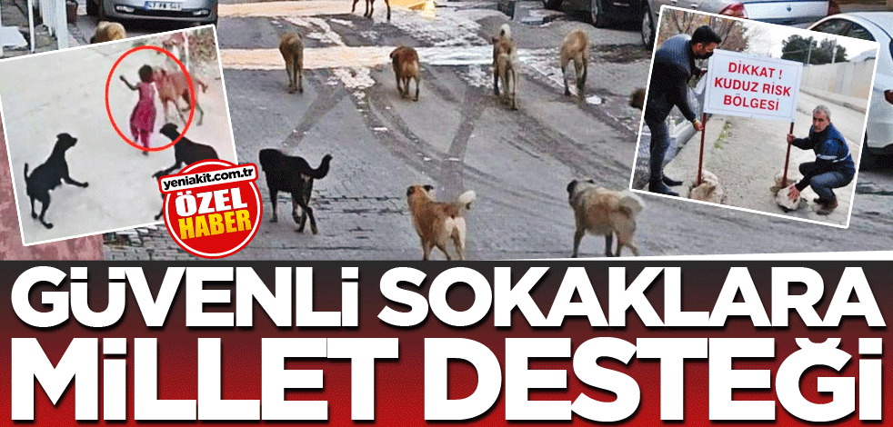 Güvenli sokaklara millet desteği