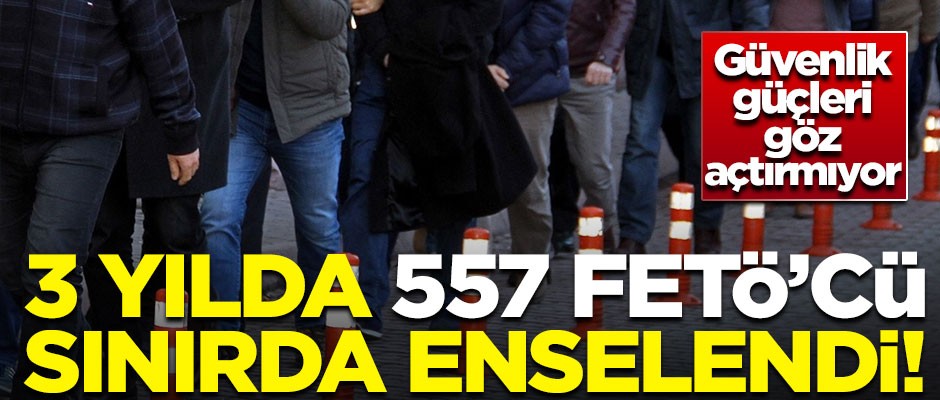 Güvenlik güçleri göz açtırmıyor! 3 yılda 557 FETÖ'cü sınırda enselendi