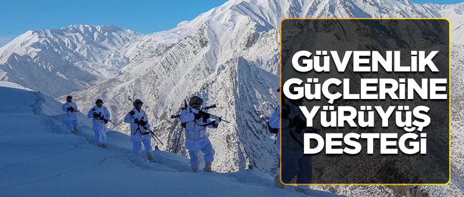 Güvenlik güçlerine 'yürüyüş güzergahı' desteği