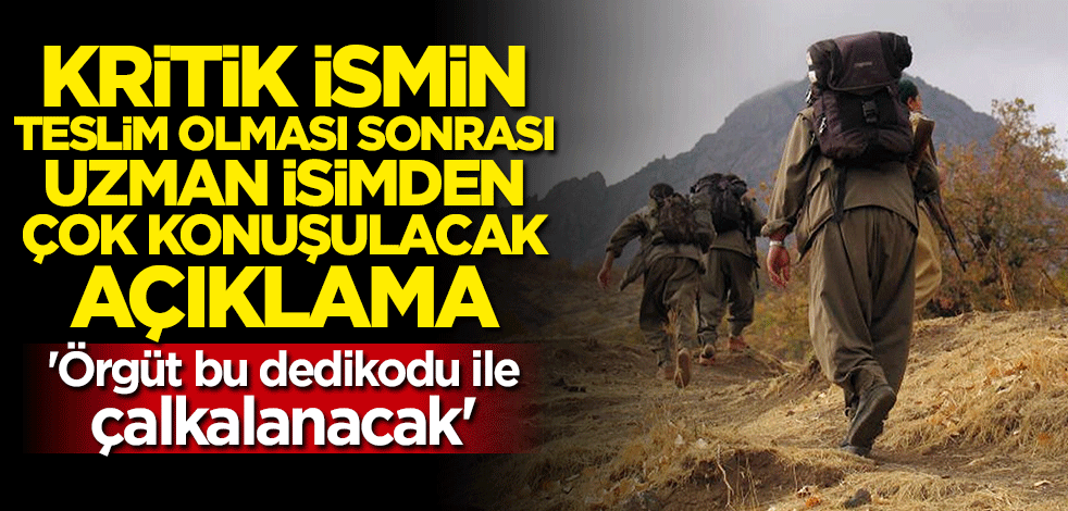 Güvenlik Uzmanı Abdullah Ağar: Örgüt bu dedikodu ile çalkalanacak