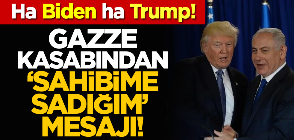 Ha Biden ha Trump! Gazze kasabından ‘sahibime sadığım’ mesajı