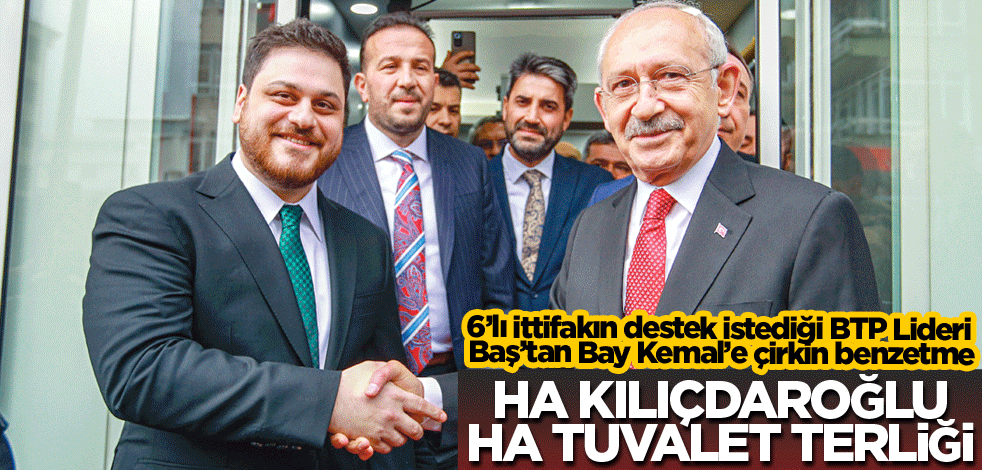 "Ha Kılıçdaroğlu ha tuvalet terliği"