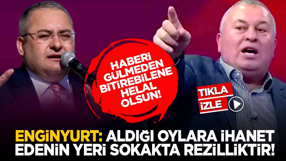 Haberi gülmeden bitirebilene helal olsun! Enginyurt: Aldığı oylara ihanet edenin yeri sokakta rezilliktir!