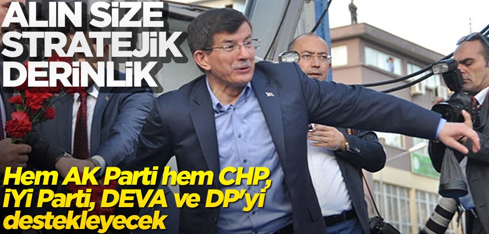 Haberi yazarken başımız döndü!.. Davutoğlu hem AK Parti hem CHP, İP, DEVA ve DP'yi destekleyecek