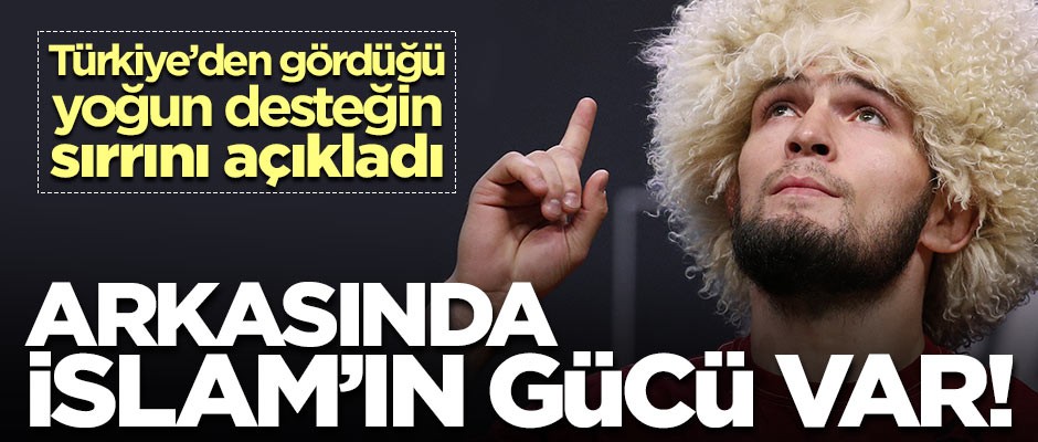 Habib Nurmagomedov, Türkiye'den gördüğü desteğin sırrını açıkladı