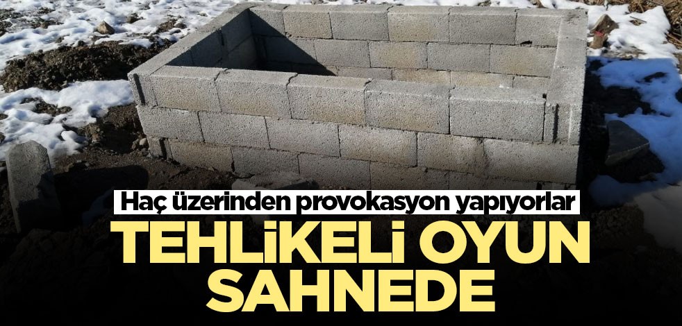 Haç üzerinden provokasyon yapıyorlar
