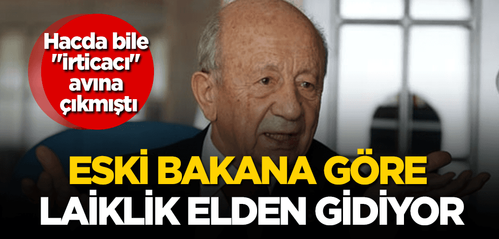 Hacda bile "irticacı" avına çıkan Hikmet Sami şaşırtmadı