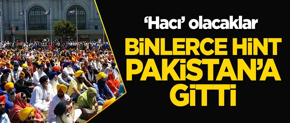 'Hacı' olmak isteyen binlerce Hint, Pakistan'a gitti