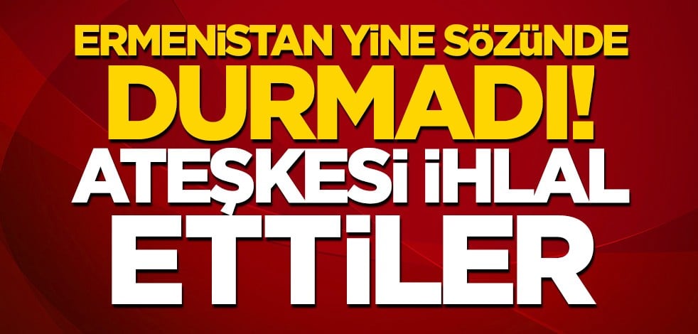 Hacıyev: Ermenistan geçici ateşkese uymadı