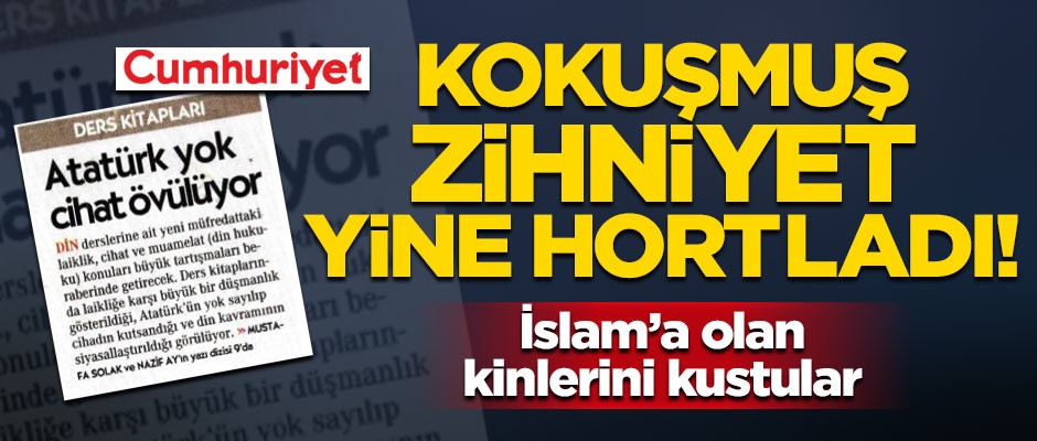 Haçlı artığı kokuşmuş zihniyet yine İslam'a saldırdı!
