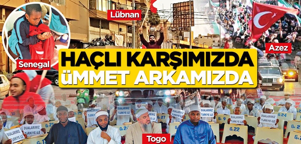Haçlı karşımızda ümmet arkamızda