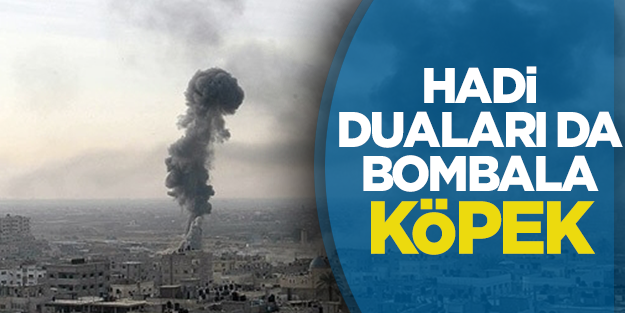 "Hadi duaları da bombala köpek"