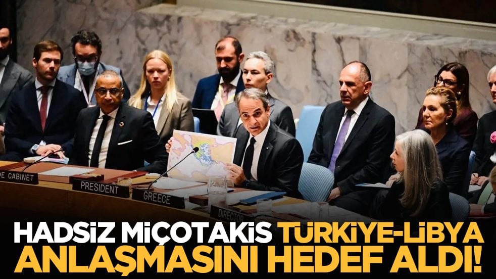Hadsiz Miçotakis Türkiye-Libya anlaşmasını hedef aldı!