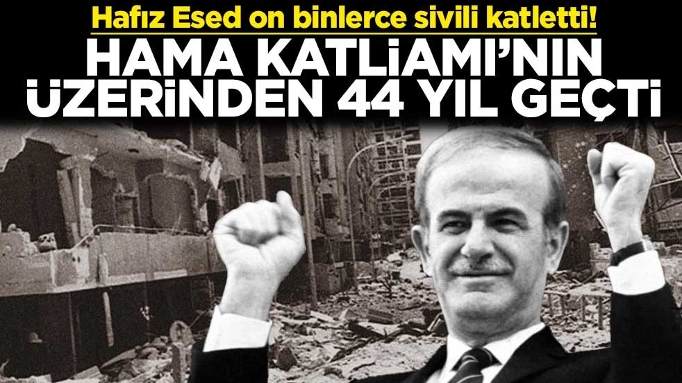 Hafız Esed on binlerce sivili katletti! Hama Katliamı'nın üzerinden 44 yıl geçti